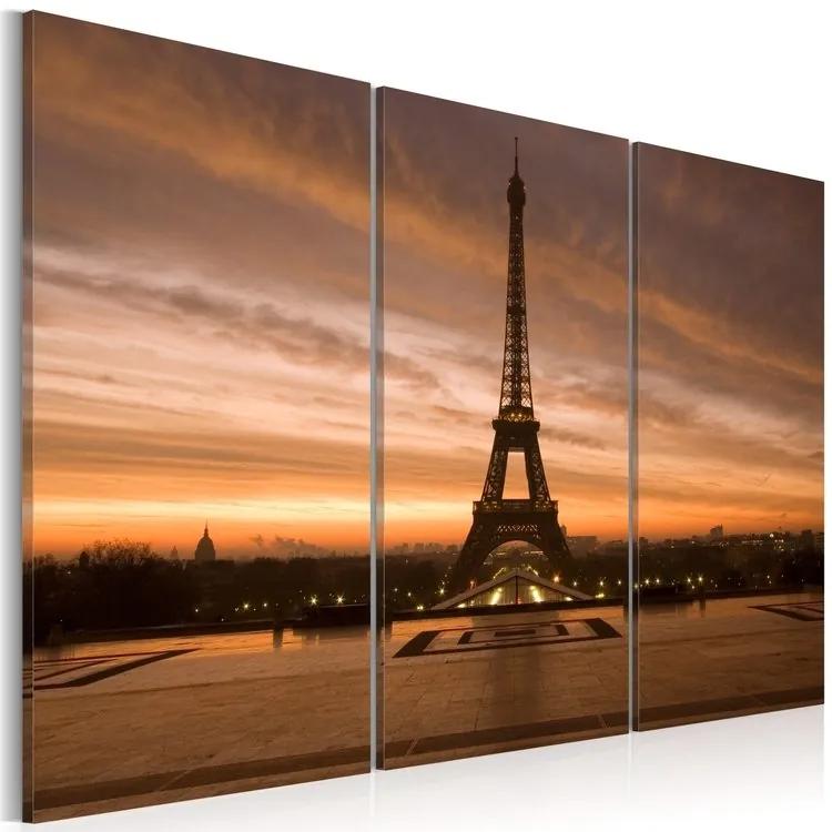 Πίνακας - Eiffel Tower at dusk - 90x60