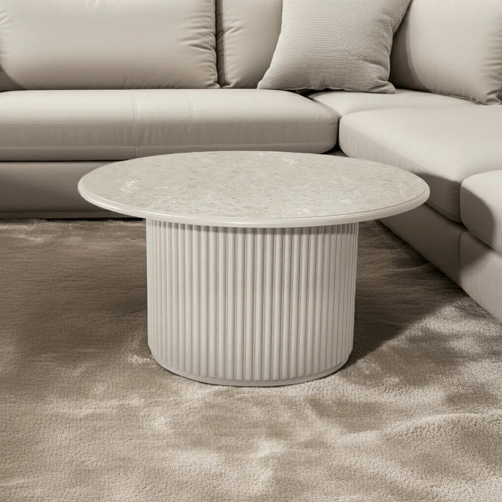 Easy Coffee Table Grey ø80x42