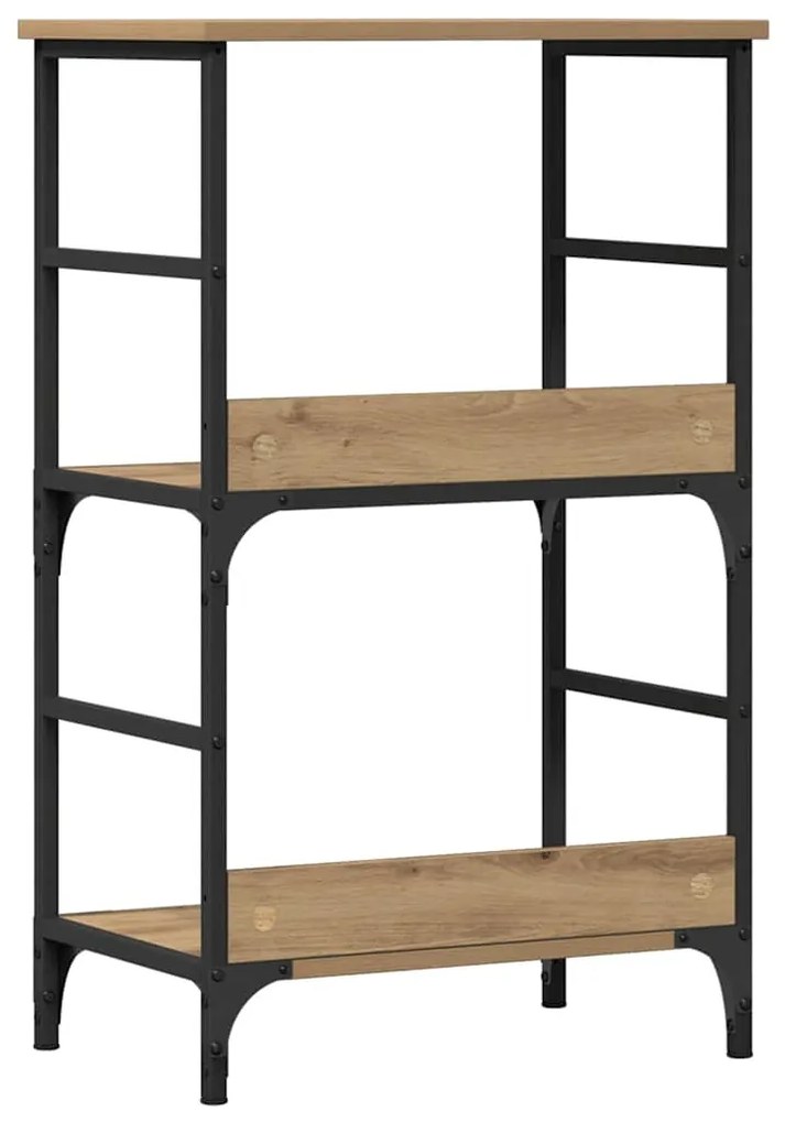 vidaXL Βιβλιοθήκη Αρτισιανή Δρυς 50x33x82 εκ. Επεξεργ. Ξύλο