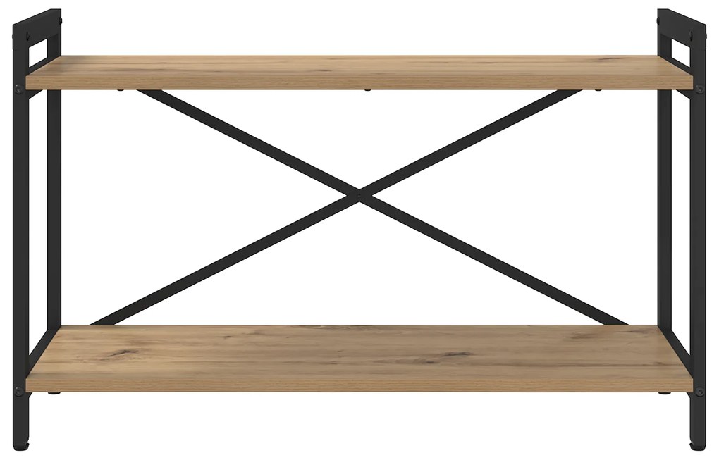 vidaXL Βιβλιοθήκη artisan δρυς 80 x 30 x 48.5 εκ Επεξεργασμένο ξύλο