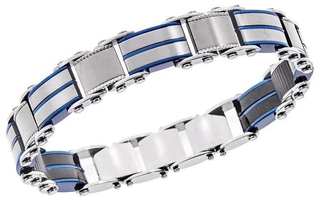 Βραχιόλι Senza Men&#039;s Steel Double Face