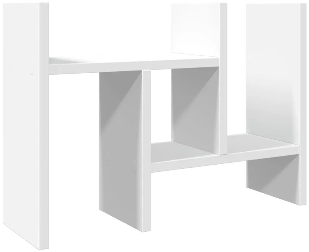 vidaXL Έπιπλο Οργάνωσης Γραφείου Λευκό 34,5x15,5x35,5 εκ. Επεξ. Ξύλο