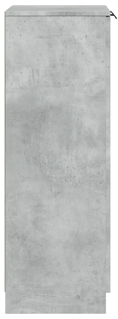 vidaXL Παπουτσοθήκη Γκρι Σκυροδέματος 59x35x100,5 εκ. Επεξεργασμένο Ξύλο