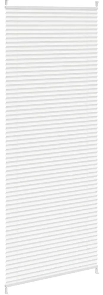 vidaXL Πλισέ στόρι σκίασης 80x200cm Λευκό