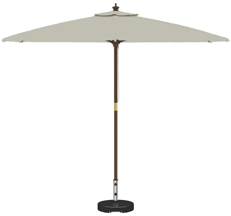 vidaXL Βάση ομπρέλας Μαύρο 45 x 45 x 37.5 εκ. Γρανίτης