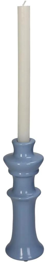 Κηροπήγιο Μπλε Κεραμικό 8x8x24cm - Κεραμικό - 05155206
