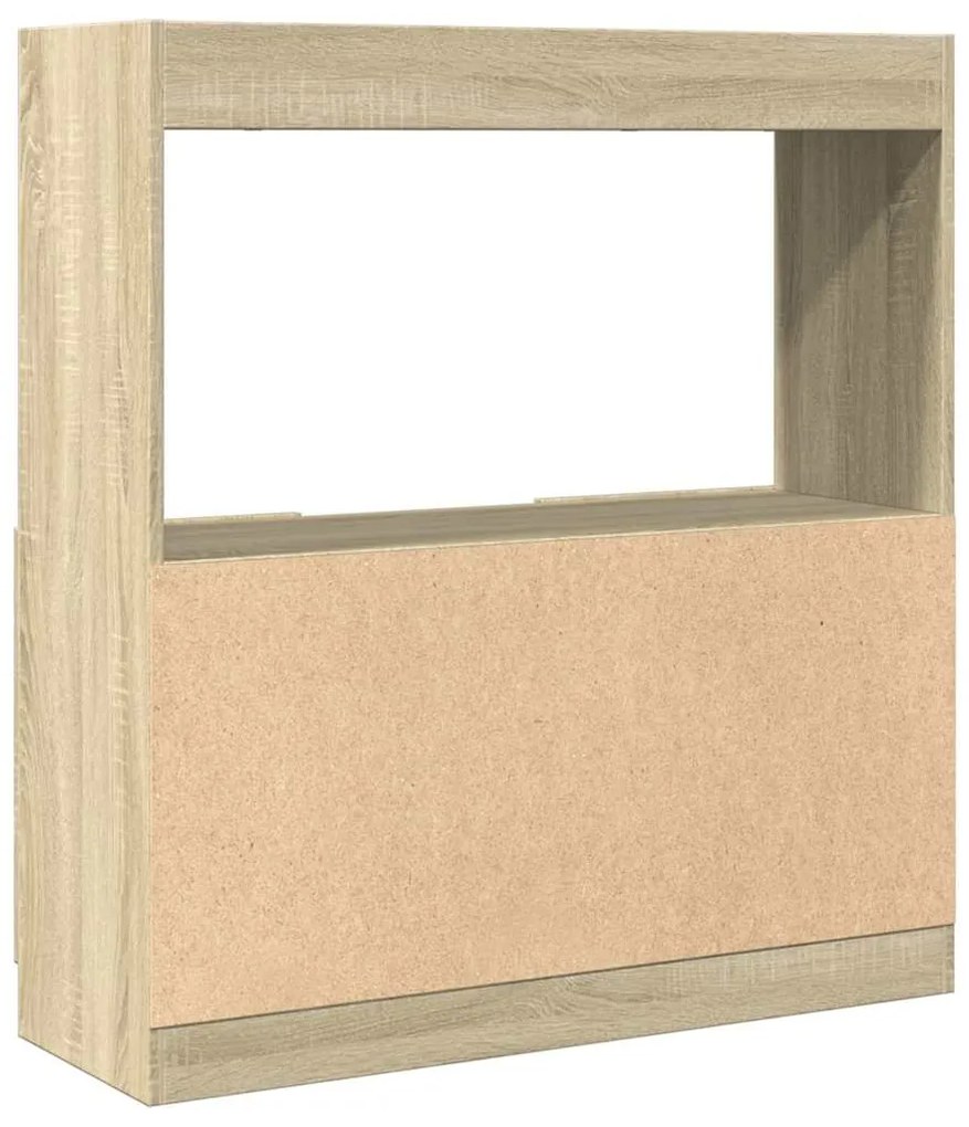 vidaXL Ντουλάπι Sonoma Δρυς 92x33x100 εκ. από Επεξεργασμένο Ξύλο