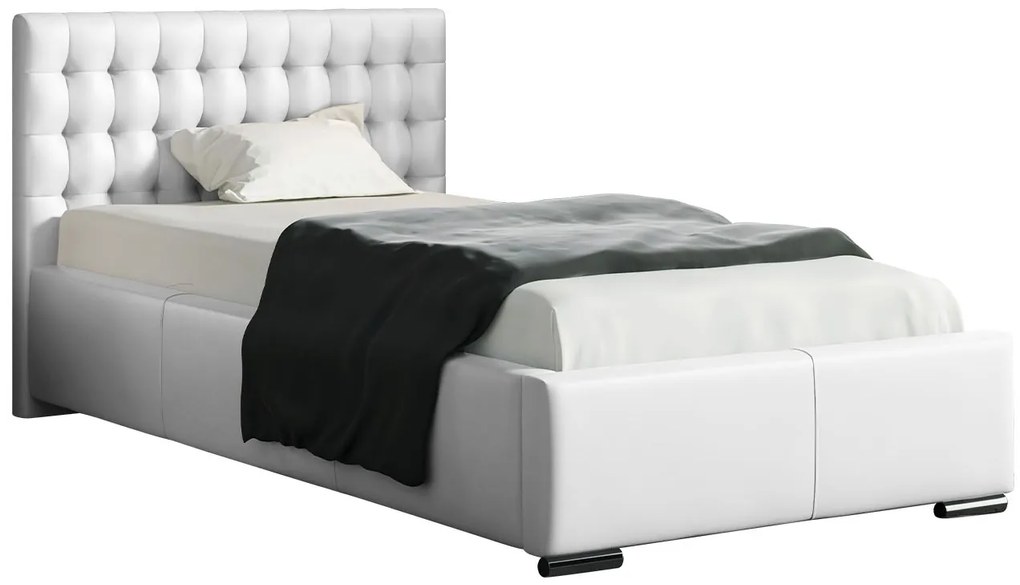 Επενδυμένο κρεβάτι Porto mini-Leuko - 107.00Χ222.00Χ92.00cm