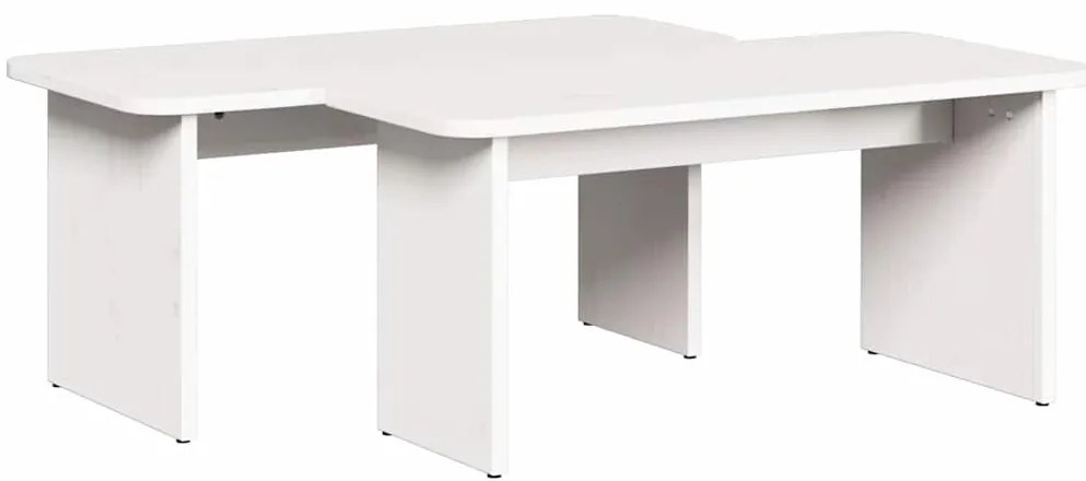 vidaXL Τραπεζάκι σαλονιού Λευκό 100 x 69 x 35.5 εκατοστά