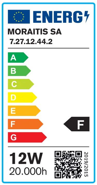 Λαμπτήρας E27 LED A60 12watt 4000Κ Day Night and Motion Sensor Φυσικό Λευκό (7.27.12.44.2) - 1.5W - 20W - 7.27.12.44.2