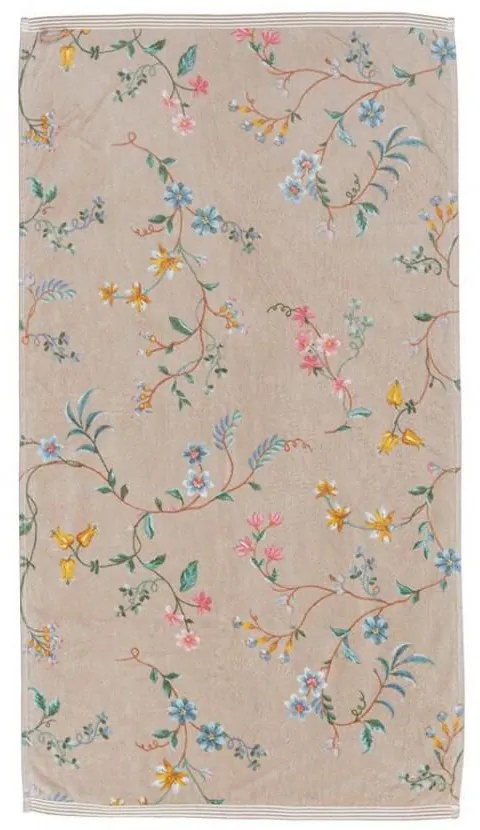 ΠΕΤΣΕΤΑ ΧΕΡΙΩΝ 30x50cm PIP STUDIO - LES FLEURS KHAKI