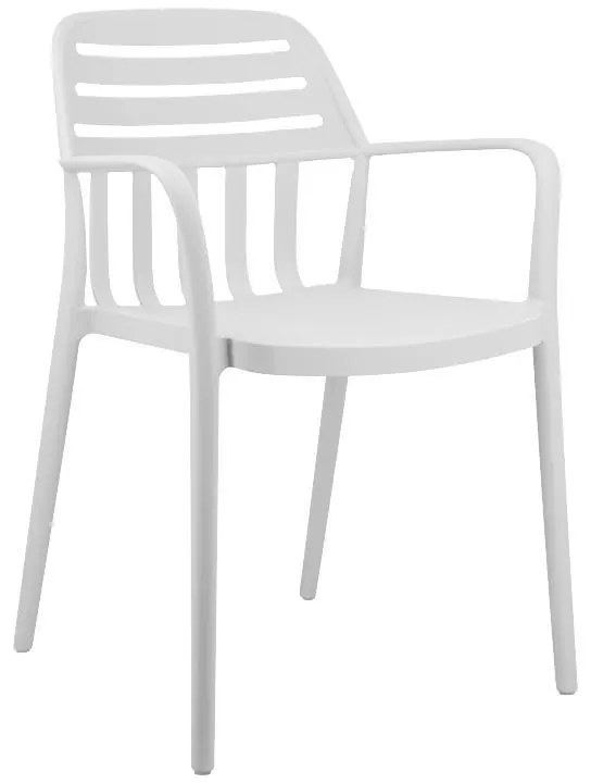 Καρέκλα Eviana Fylliana Λευκό 53x56x81 εκ. 6αδα 53x56x81 εκ.