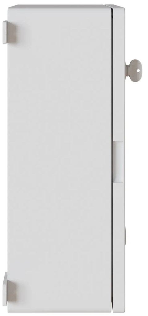 vidaXL Κάτωθι Ελέγχου IP65 Αδιάβροχο Γκρι 35x19,5x50 εκ ABS Πλαστικό