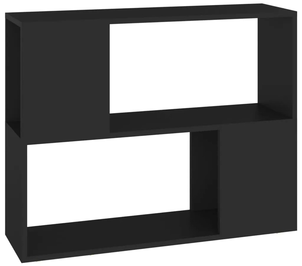 vidaXL Έπιπλο Τηλεόρασης Μαύρο 80 x 24 x 63 εκ. από Επεξ. Ξύλο