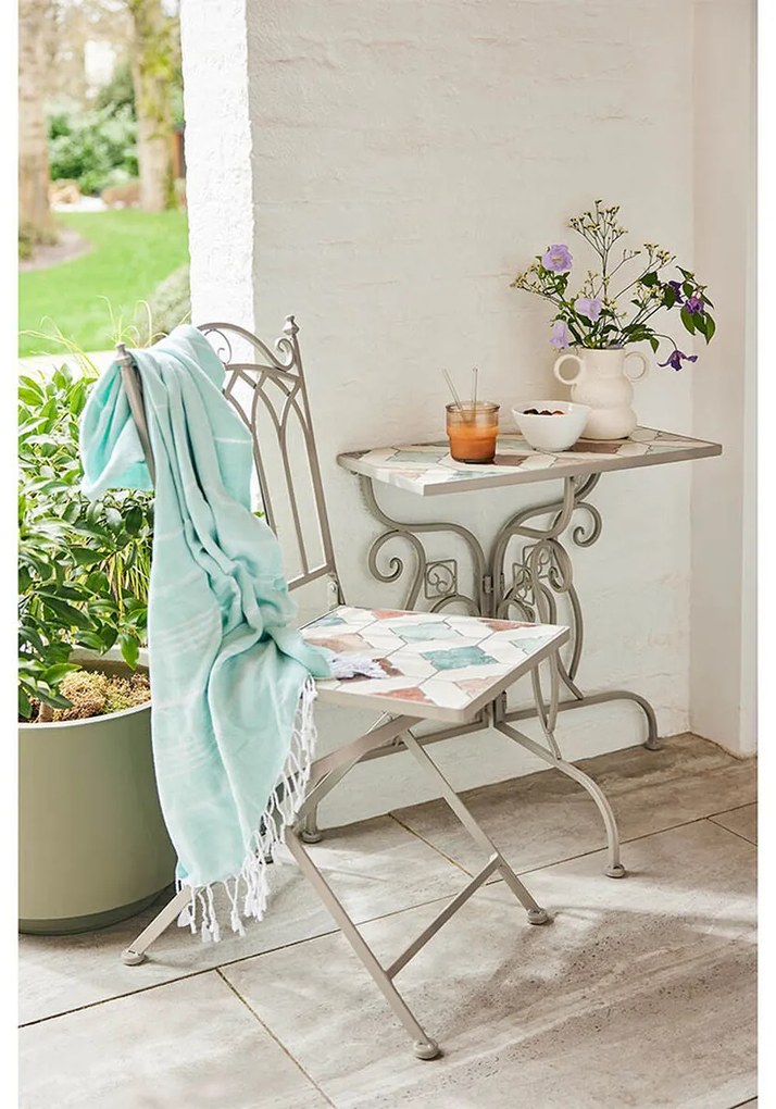 πτυσσόμενη καρέκλα Lifetime Bistró 38 x 50 x 89 cm Καφέ Μωσαϊκό