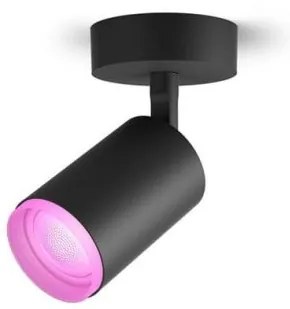 Έξυπνο Φωτιστικό Σποτ Led GU10 5,7W Κινητό RGBW Hue Fugato Philips Hue-915005761201-Μαύρο 915005761201