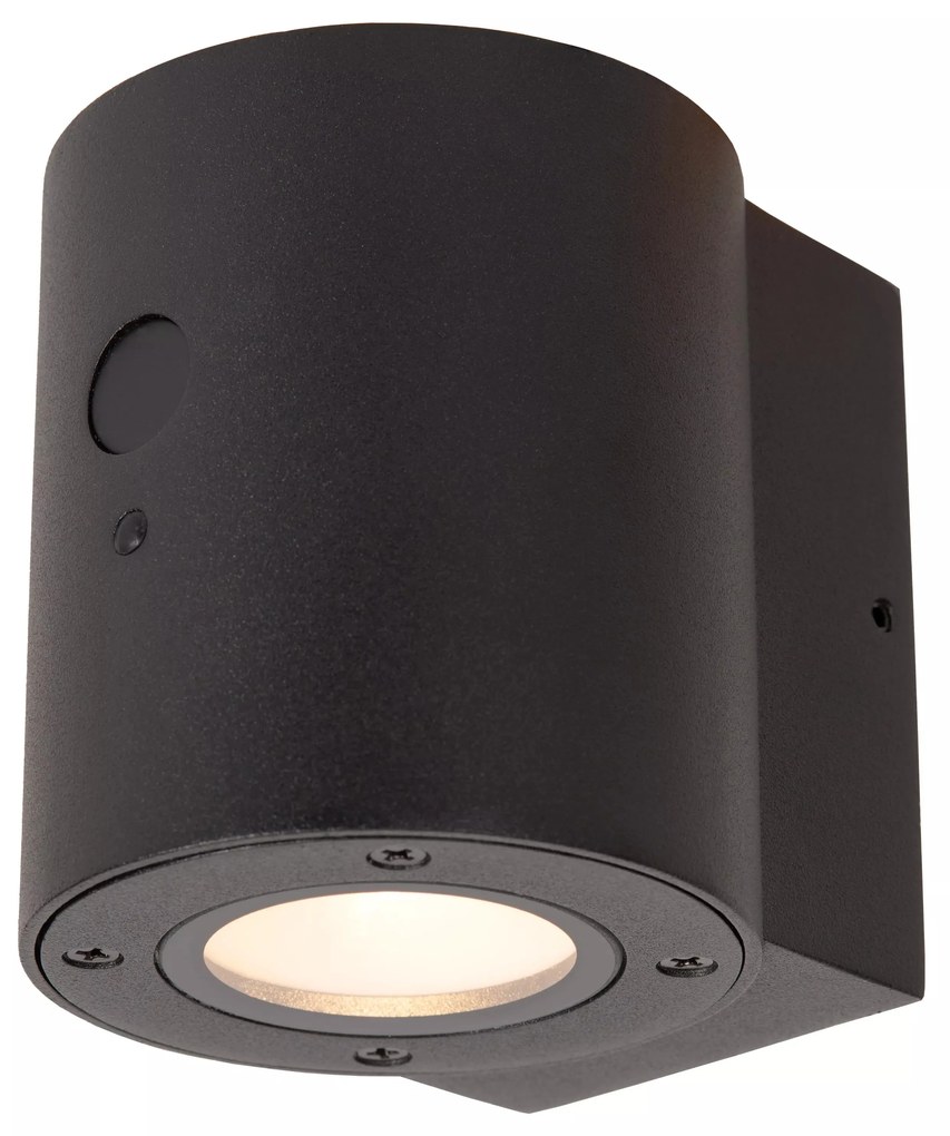 Φωτιστικό Επίτοιχο Lucide 15817-01-30 PERTH Μαύρο Ματ (Black Mat) 2850 K