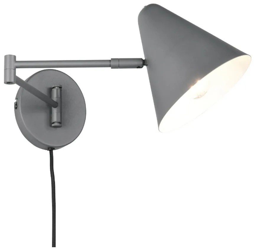 Φωτιστικό Τοίχου Cosima 263970142 E14 10W 16x54cm Anthracite Trio Lighting