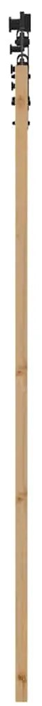 vidaXL Συρόμενη Πόρτα ORKDAL Καφέ 86 x 198.5 cm Ξύλο και μέταλλο