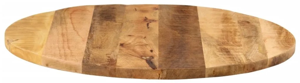 vidaXL Επιφάνεια Τραπεζιού Στρογγυλή Ø80x1,5εκ Μασίφ Ακατ. Ξύλο Μάνγκο