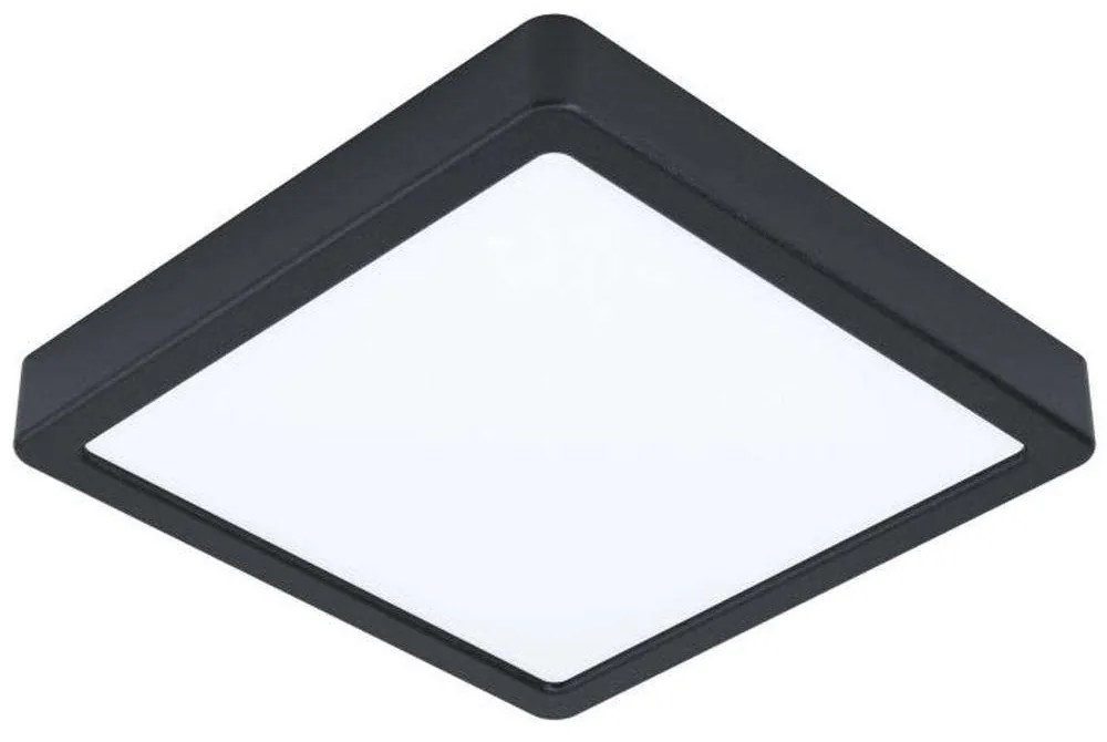 Φωτιστικό Οροφής-Πλαφονιέρα Fueva-Z 900109 21x21x2,8cm Dimmable Led 16,5W Black Eglo