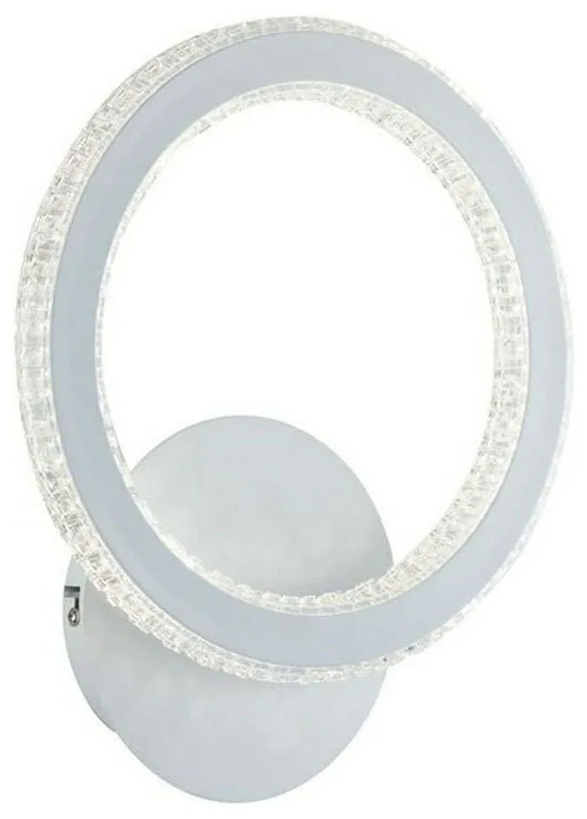 Φωτιστικό Τοίχου - Απλίκα Bryant LED-BRYANT-AP 18W Led Φ30cm 26cm White Luce Ambiente Design Aluminium