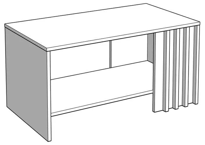 Τραπεζάκι Σαλονιού Laval Artisan Oak - Μαύρο 90x50x46 εκ. 90x50x46 εκ.