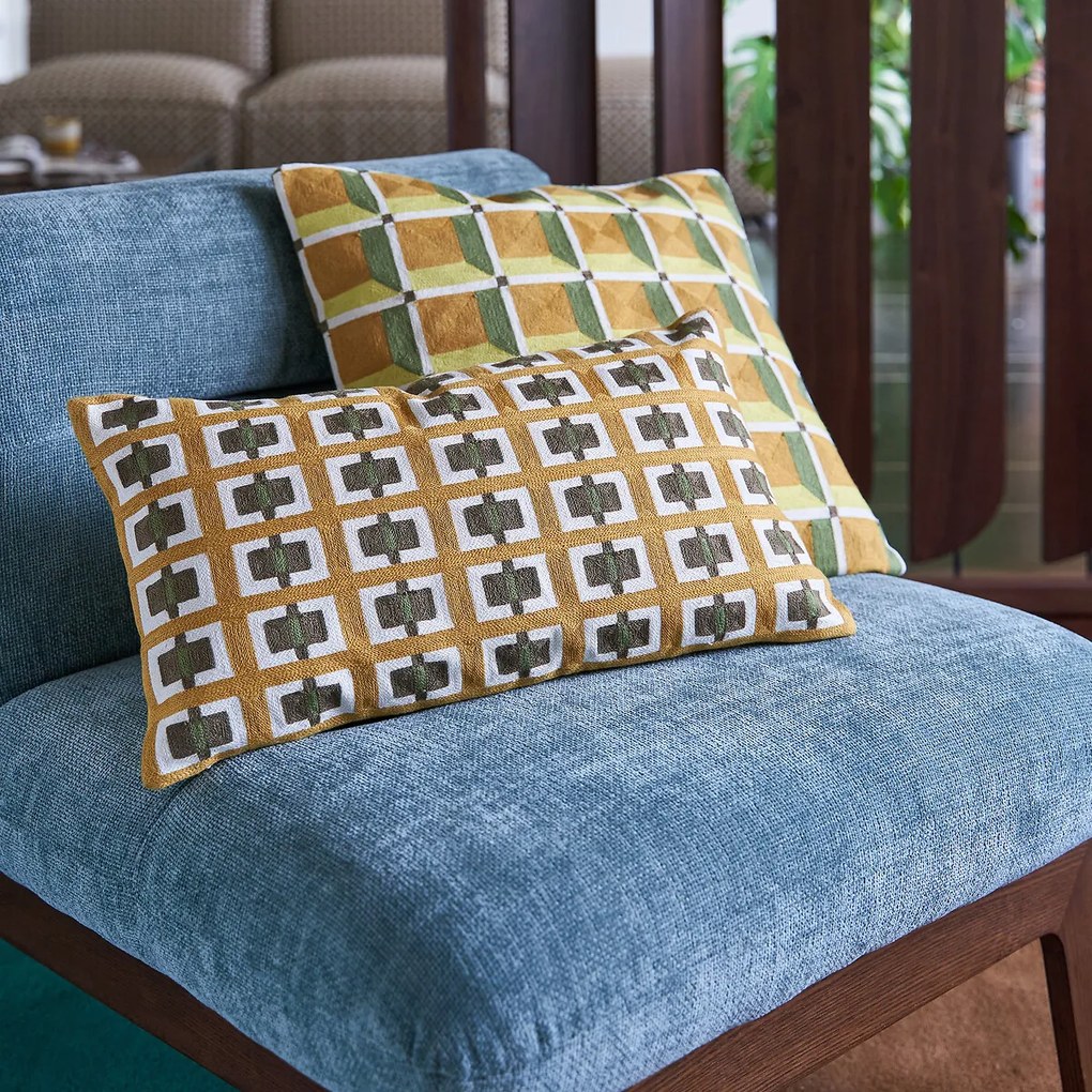 Θήκη για μαξιλαράκι με κέντημα 45x45 εκ., Mauro