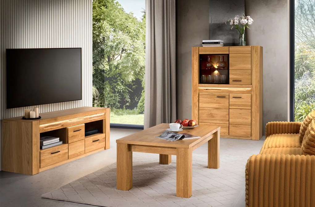 Τραπεζάκι σαλονιού Denny-Μήκος: 120 Βάθος: 70-Fusiko