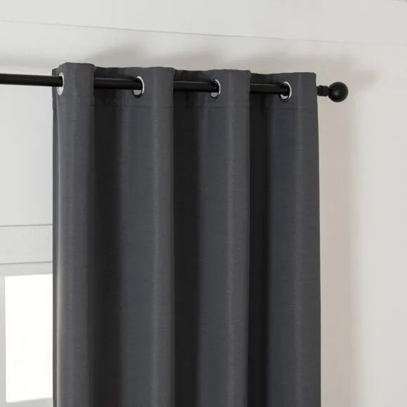 Beauty Home Ύφασμα κουρτίνας με το μέτρο Blackout jacquard σκίασης Glare Art 8444 Φ280 Ανθαρκί