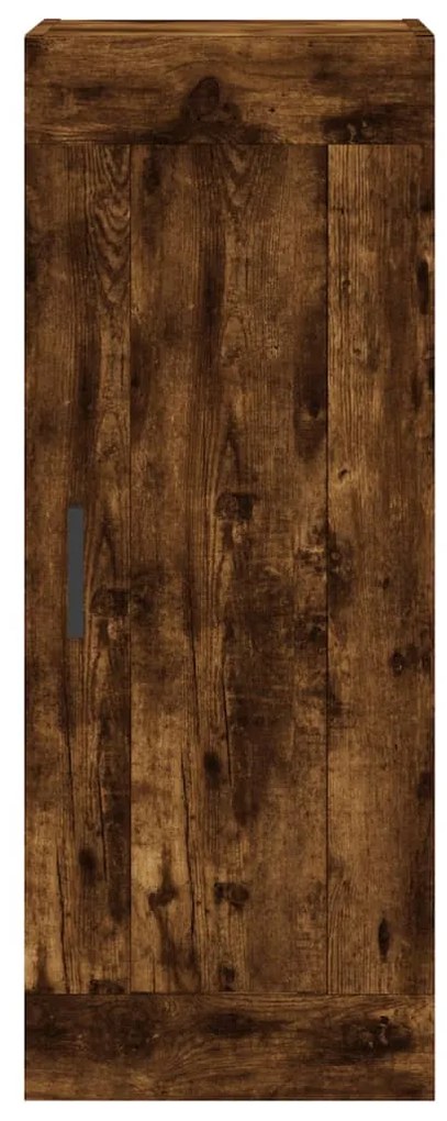 vidaXL Ντουλάπι Καπνιστή δρυς 34,5x34x180 εκ. από Επεξεργασμένο Ξύλο