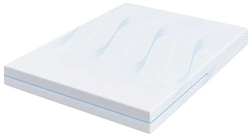 vidaXL Στρώμα Λευκό 140 x 190 cm Pěna