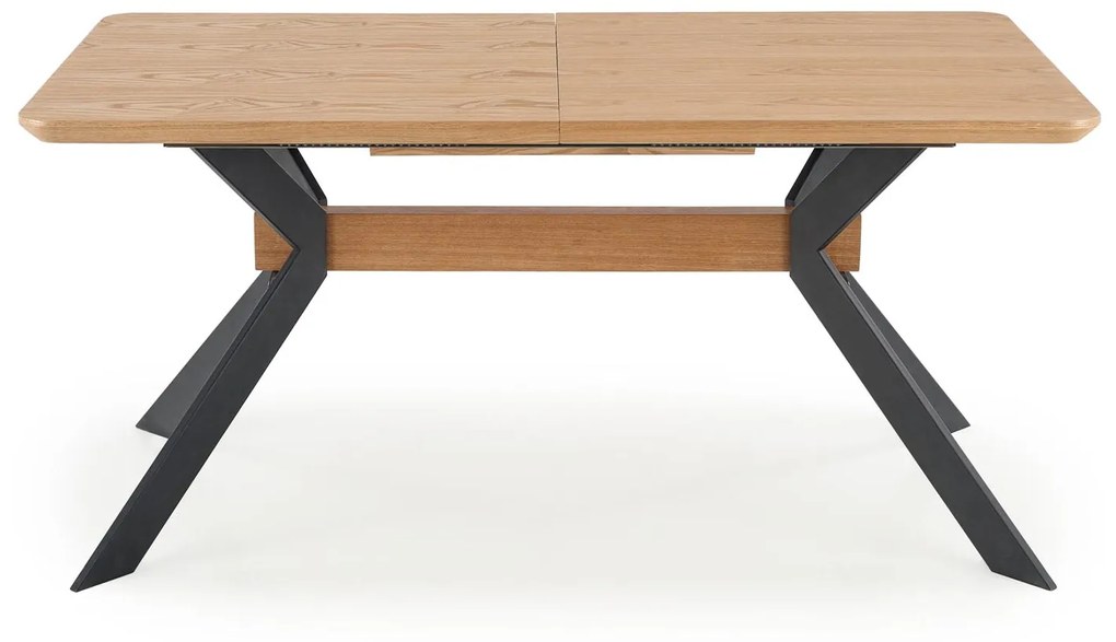 BACARDI extension table, color: top - natural oak, legs - black DIOMMI V-CH-BACARDI-ST