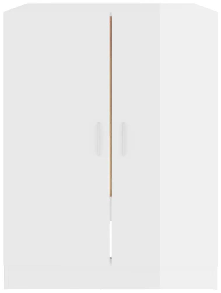 Ντουλάπι Πλυντηρίου Γυαλιστερό Λευκό 71 x 71,5 x 91,5 εκ.