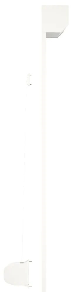 vidaXL Παντζούρι Ρολό Λευκό 120 x 150 εκ. από Αλουμίνιο