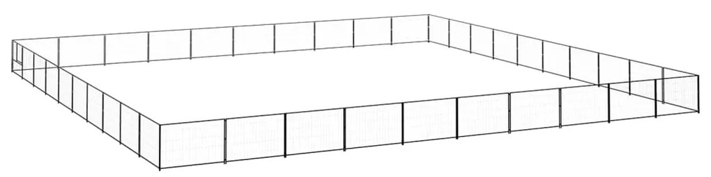 Σπιτάκι Σκύλου Μαύρο 100 μ² Ατσάλινο