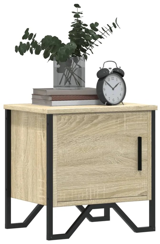 vidaXL Κομοδίνο Χρώμα Sonoma Δρυς 40 x 30 x 40 εκ. από Επεξ. Ξύλο