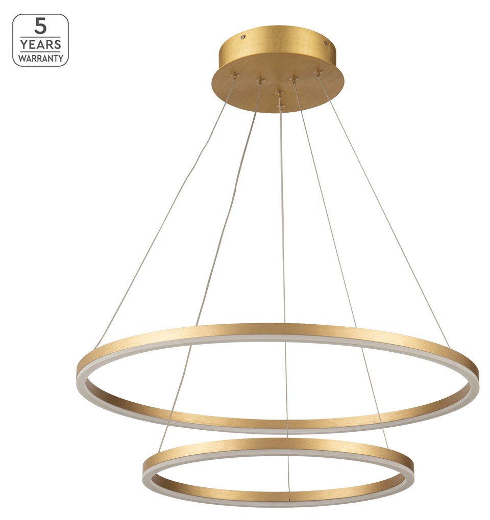 SE LED 60-40 OLYMPIC PENDANT GOLD MAT Β5