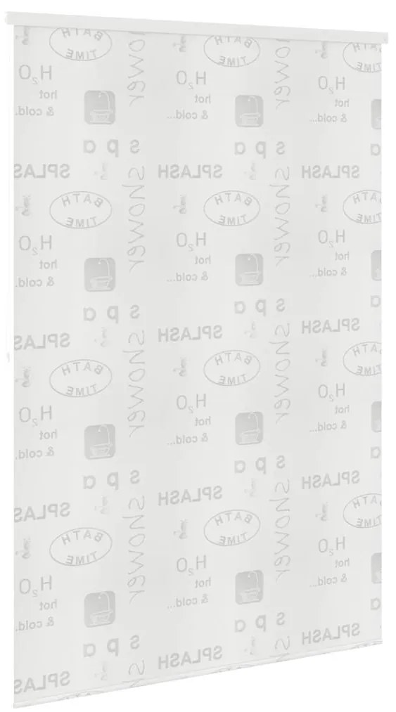 vidaXL Κουρτίνα Μπάνιου Ρολό Σχέδιο Πιτσιλιά 140 x 240 εκ.