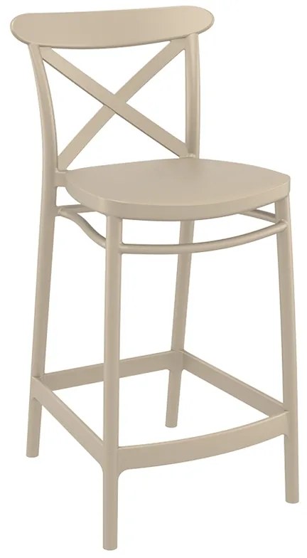 CROSS 65εκ. ΣΚΑΜΠΟ TAUPE ΠΟΛ/ΝΙΟΥ 45Χ50Χ96εκ. SIESTA 45Χ50Χ96εκ.