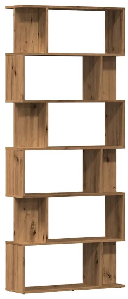 vidaXL Ντουλάπι βιβλίων Artisan Oak 80x24x192 cm Κατασκευασμένο ξύλο