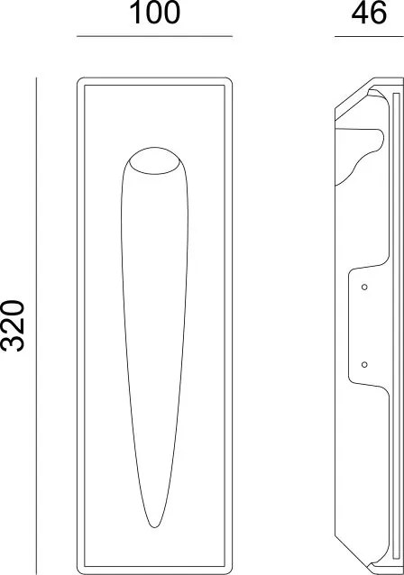 Απλίκα κήπου LED Grotto Curve