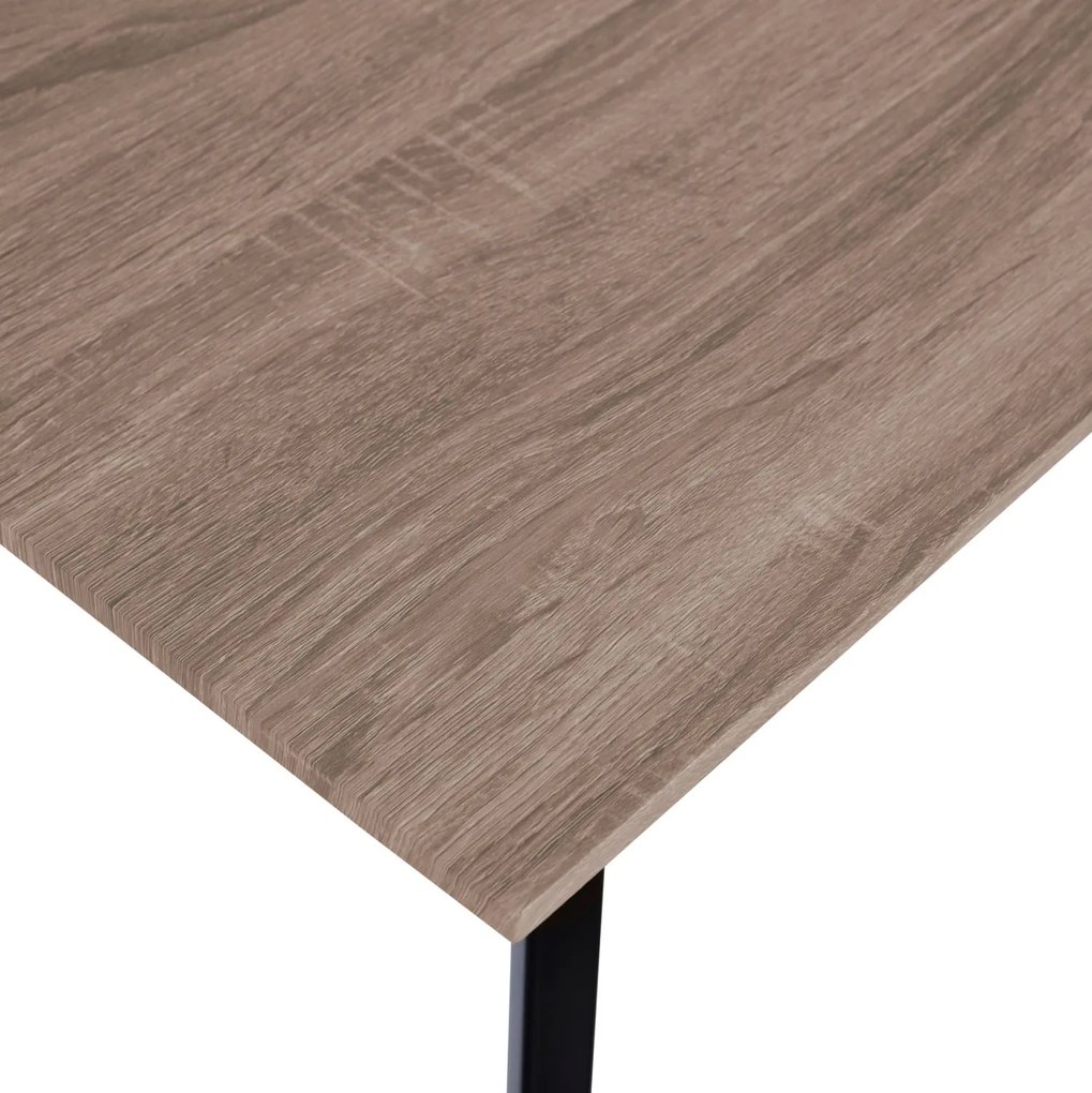 Τραπέζι OFIRA με Μαύρα πόδια Sonama 140x80x76Y εκ. 140x80x76 εκ.