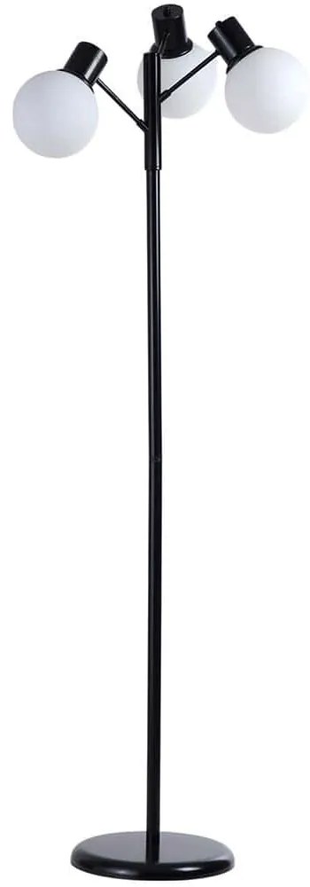 Φωτιστικό Δαπέδου 534LUN5486 Φ30x158cm 3xE27 40W White-Black Opviq