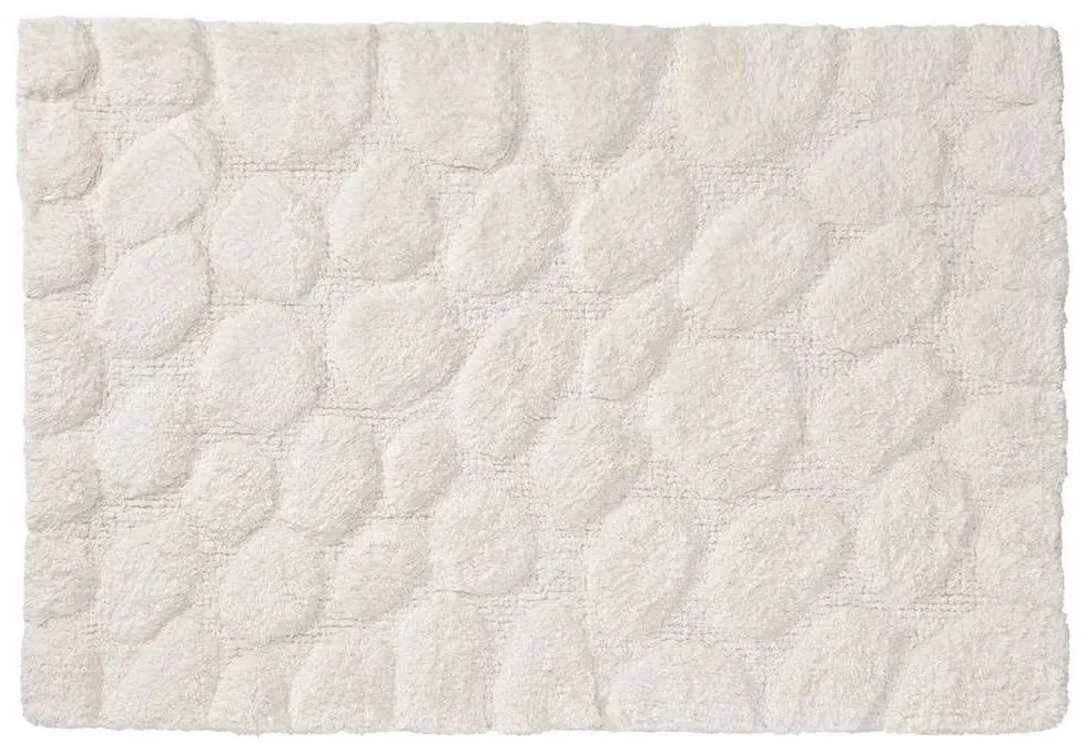 Ταπέτο Μπάνιου Βαμβακερό 60x90εκ. Pebbles Ivory Sealskin 294413610