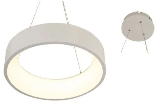 Φωτιστικό Οροφής Led BR81LEDP45WH 34W 3000K 1700lm D45XH120 White Aca Decor Metal