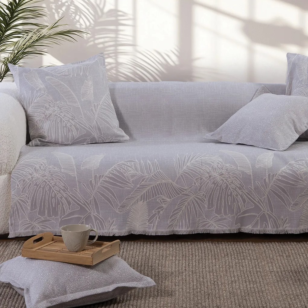 Ριχτάρι Τριθέσιου Καναπέ (170x300) Nef-Nef Homeware Grow Grey