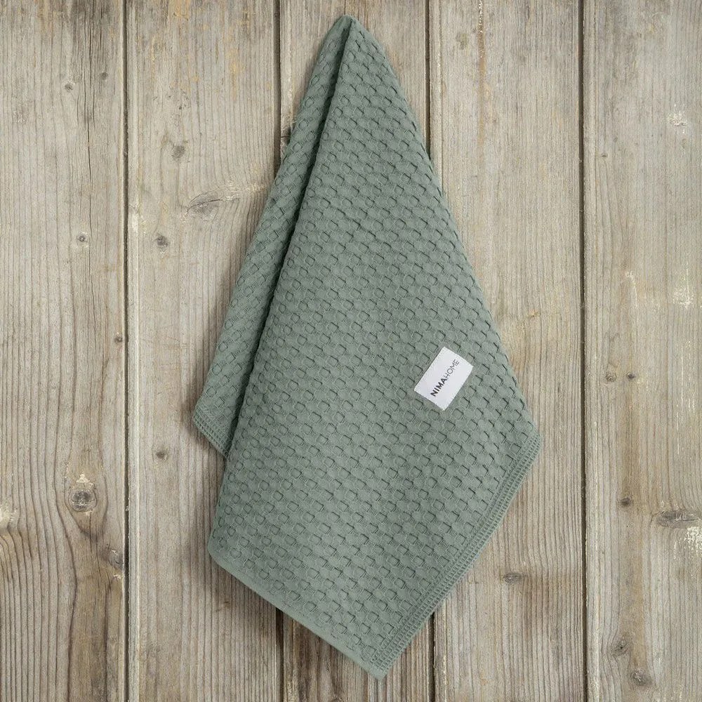 Πετσέτα Κουζίνας Arida Sage Green Nima 50x70cm 100% Cotton
