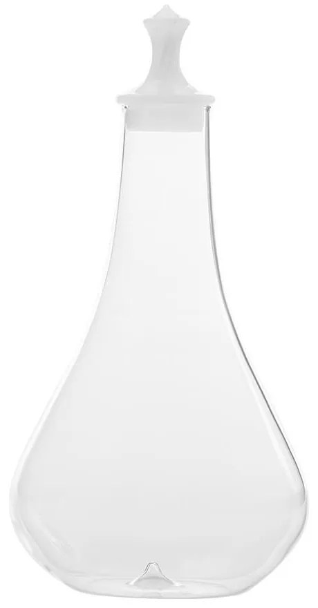 Καράφα Με Πώμα Pirolo PI01500 14,2x31cm 2000ml White-Clear Zafferano Glass