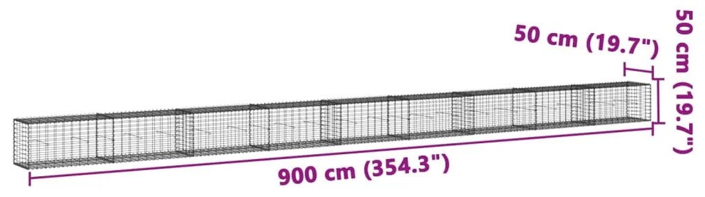 ΣΥΡΜΑΤΟΚΙΒΩΤΙΟ ΜΕ ΚΑΛΥΜΜΑ 900X50X50 ΕΚ. ΑΠΟ ΓΑΛΒΑΝΙΣΜΕΝΟ ΧΑΛΥΒΑ 3295140